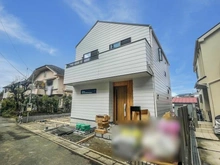 【神奈川県/川崎市麻生区金程】川崎市麻生区金程1丁目　新築戸建 建築中の外観