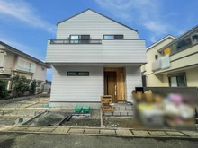 【神奈川県/川崎市麻生区金程】川崎市麻生区金程1丁目　新築戸建 建築中の外観