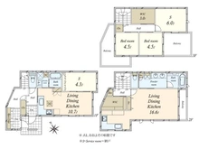 【神奈川県/川崎市中原区井田】中原区井田3丁目　中古戸建 間取り図