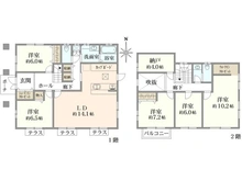 【神奈川県/横浜市港北区日吉】港北区日吉1丁目　中古戸建 間取り図