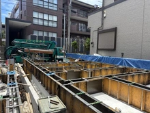 【神奈川県/横浜市港北区小机町】港北区小机町　新築戸建　A号棟/全2棟 建築中の外観
