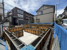 【神奈川県/横浜市港北区小机町】港北区小机町　新築戸建　B号棟/全2棟 建築中の外観