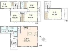 【神奈川県/横浜市港北区鳥山町】港北区鳥山町 新築戸建 G棟/全9棟 間取り図
