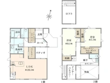 【神奈川県/横浜市青葉区青葉台】青葉区青葉台1丁目　中古戸建 間取り図