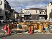 【神奈川県/川崎市中原区井田杉山町】中原区井田杉山町　新築戸建　1号棟／全2棟 建築中の外観：全2棟