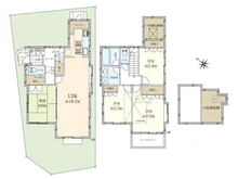 【神奈川県/横浜市港北区篠原町】港北区篠原町　中古戸建 間取り図