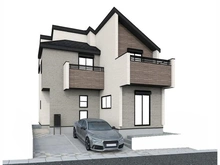 【神奈川県/横浜市磯子区杉田】横浜市磯子区杉田6丁目　新築戸建 完成予想図：図面を基に描き起したもので、実際とは多少異なる場合があります。