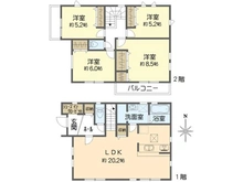 【神奈川県/横浜市金沢区東朝比奈】横浜市金沢区東朝比奈2丁目1期 間取り図