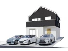 【神奈川県/横浜市金沢区富岡西】横浜市金沢区富岡西三丁目　新築戸建 完成予想図：図面を基に描き起したもので、実際とは多少異なる場合があります。