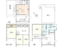 【神奈川県/横浜市鶴見区岸谷】横浜市鶴見区岸谷3丁目　中古戸建 間取り図