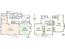 【神奈川県/横浜市青葉区みたけ台】横浜市青葉区みたけ台　戸建 間取り図