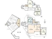 【神奈川県/横浜市港南区港南台】港南区港南台7丁目　戸建 間取り図