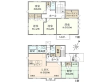 【神奈川県/鎌倉市西鎌倉】鎌倉市西鎌倉4丁目　戸建 間取り図