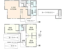 【神奈川県/鎌倉市腰越】鎌倉市腰越5丁目　新築戸建 間取り図