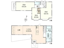【神奈川県/鎌倉市笹目町】鎌倉市笹目町　戸建 間取り図