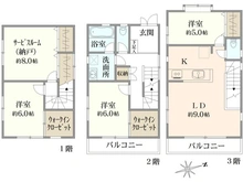 【神奈川県/鎌倉市岡本】鎌倉市岡本2丁目　戸建 間取り図
