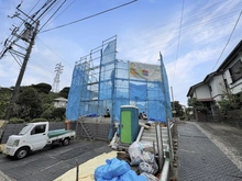 【神奈川県/鎌倉市今泉台】鎌倉市今泉台5丁目　新築戸建　1号棟/全2棟 建築中の外観：全2棟