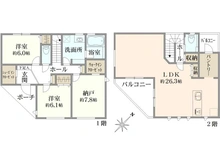【神奈川県/鎌倉市今泉台】鎌倉市今泉台5丁目　新築戸建　1号棟/全2棟 間取り図