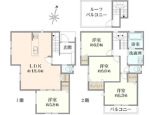 【神奈川県/横浜市磯子区栗木】横浜市磯子区栗木1丁目新築戸建　2号棟(全2棟) 間取り図