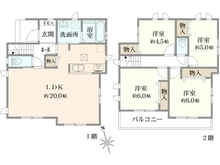 【神奈川県/横浜市栄区元大橋】横浜市栄区元大橋1丁目　新築戸建　/全1棟 間取り図