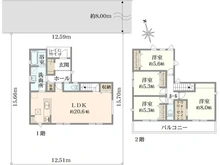 【神奈川県/横浜市栄区飯島町】横浜市栄区飯島町　新築戸建/全1棟 間取り図