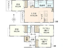 【神奈川県/鎌倉市台】鎌倉市台4丁目　新築戸建　A号棟/全2棟 間取り図