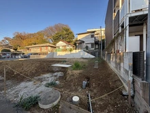 【神奈川県/鎌倉市台】鎌倉市台4丁目　新築戸建　B号棟/全2棟 現地（建築前）：B号棟/全2棟（写真中央）