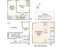 【神奈川県/横浜市港北区大倉山】港北区大倉山6丁目中古戸建 間取り図