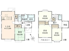 【神奈川県/川崎市宮前区東有馬】宮前区東有馬5丁目　中古戸建 間取り図