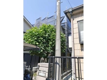 【神奈川県/横浜市神奈川区三枚町】神奈川区三枚町　中古戸建て 外観：外壁工事中