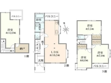 【神奈川県/横浜市神奈川区三枚町】神奈川区三枚町　中古戸建て 間取り図