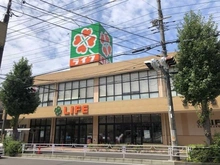 【神奈川県/横浜市青葉区しらとり台】青葉区しらとり台 ライフ　青葉しらとり台店（現地より約616m）
