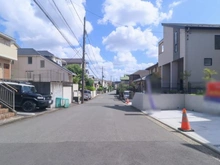 【神奈川県/横浜市青葉区市ケ尾町】市ケ尾町　新築戸建1号棟 前面道路