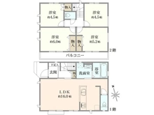 【神奈川県/川崎市宮前区東有馬】宮前区東有馬3丁目　新築戸建て 間取り図