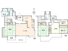 【神奈川県/横浜市青葉区あざみ野南】青葉区あざみ野南1丁目　中古戸建 間取り図