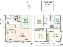 【神奈川県/横浜市青葉区市ケ尾町】青葉区市ヶ尾町　中古戸建 間取り図