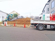 【神奈川県/横浜市青葉区あざみ野南】青葉区あざみ野南4丁目　新築戸建　1号棟 現地（建築前）：全3棟