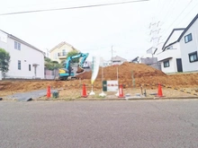 【神奈川県/横浜市青葉区あざみ野南】青葉区あざみ野南4丁目　新築戸建　2号棟 現地（建築前）：全3棟