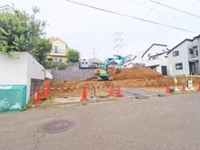 【神奈川県/横浜市青葉区あざみ野南】青葉区あざみ野南4丁目　新築戸建　3号棟 現地（建築前）：全3棟