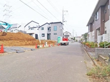 【神奈川県/横浜市青葉区あざみ野南】青葉区あざみ野南4丁目　新築戸建　3号棟 前面道路
