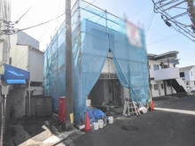 【神奈川県/横浜市都筑区川和町】都筑区川和町 新築戸建 建築中の外観