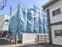 【神奈川県/横浜市都筑区川和町】都筑区川和町 新築戸建 建築中の外観