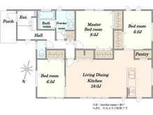 【神奈川県/横浜市青葉区市ケ尾町】青葉区市ケ尾町 中古戸建 間取り図