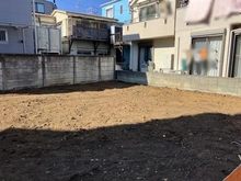 【東京都/立川市羽衣町】立川市羽衣町1丁目　新築戸建　1号棟 現地（建築前）：全2棟現場：右が1号棟