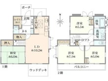 【東京都/小金井市東町】プラウドシーズン東小金井 間取り図