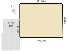 【東京都/杉並区成田西】杉並区成田西1丁目　新築戸建 区画図
