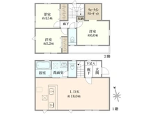 【東京都/昭島市宮沢町】昭島市宮沢町2丁目　新築戸建　2号棟 間取り図