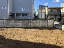 【東京都/立川市羽衣町】立川市羽衣町1丁目　新築戸建　1号棟 現地（建築前）：全2棟現場：右が1号棟