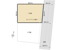 【東京都/立川市羽衣町】立川市羽衣町1丁目　新築戸建　1号棟 区画図