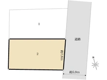 【東京都/日野市日野台】日野市日野台2丁目　新築戸建　2号棟 区画図